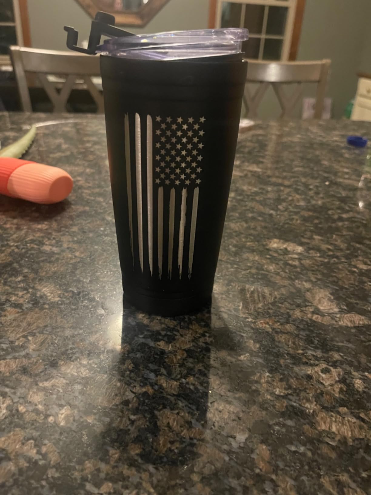 Military Gift Shop 20oz Insulated Steel US Navy Tumbler, Double-Walled USN Coffee Mug | Gifts Sailors | Disabled Vet Owned Business-Navy 20oz Tumbler customer photo 2