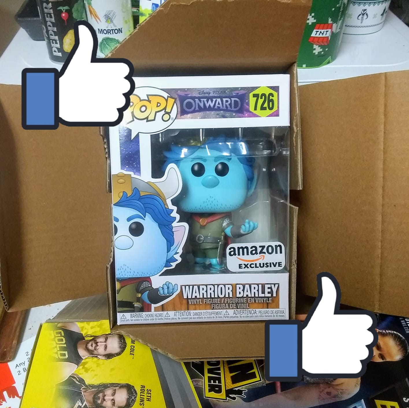Funko POP! Disney Pixar: Onward - Warrior Barley - Amazon Exclusive customer photo 1