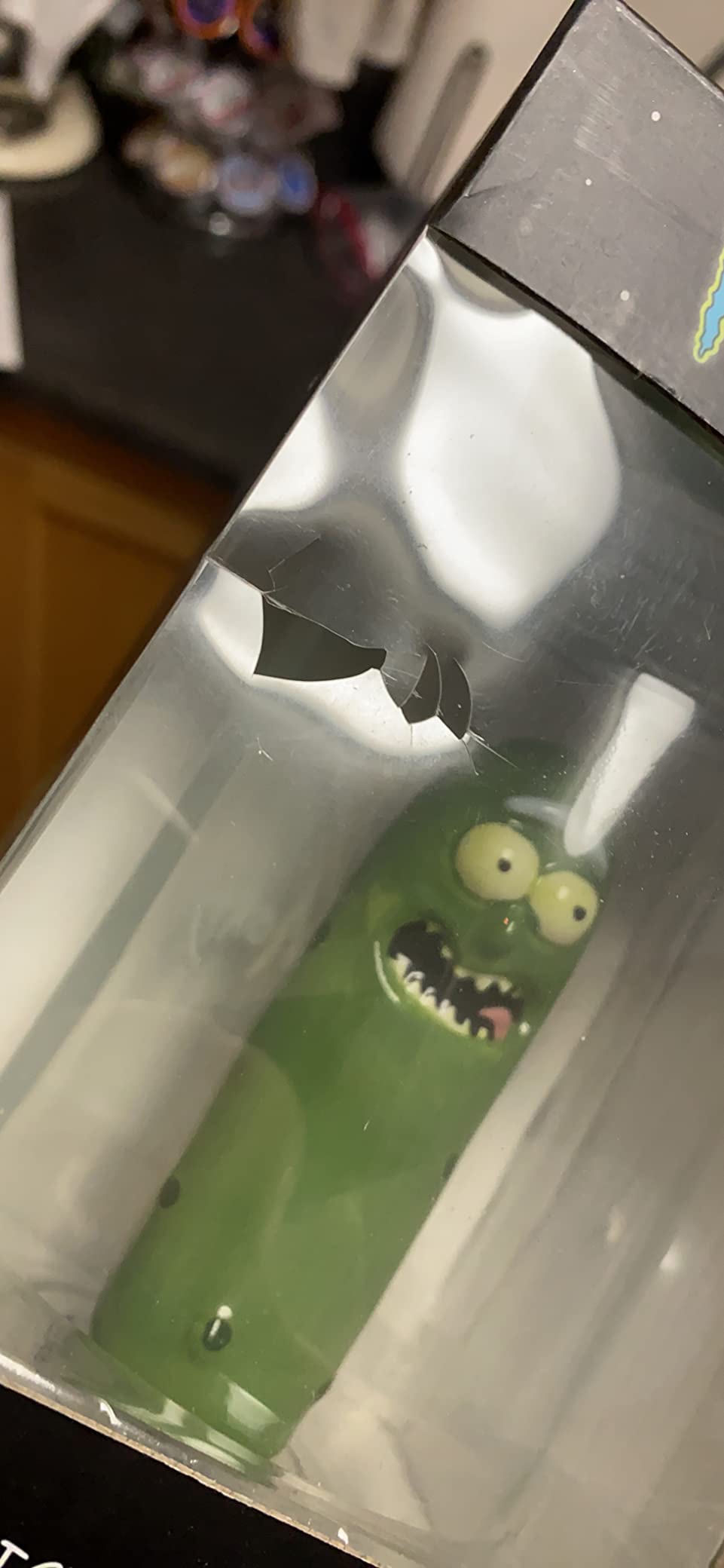 Rick and Morty Pickle Rick - Pickle Jar Glass Mason Jar Exclusive customer photo 1