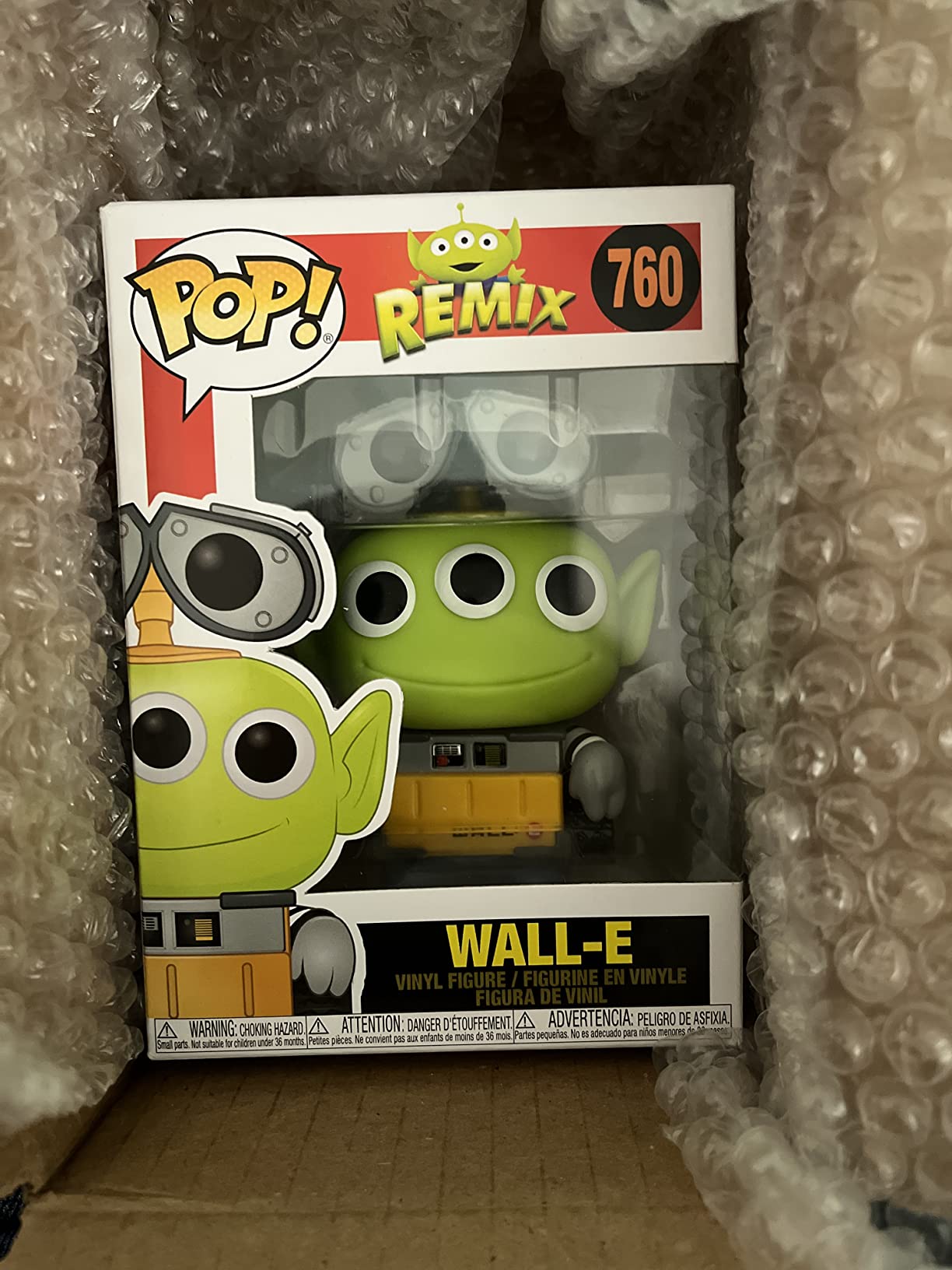 Funko Pop! Disney: Pixar Alien Remix - Wall-E, Multicolor, 3.75 inches (48363) customer photo 1