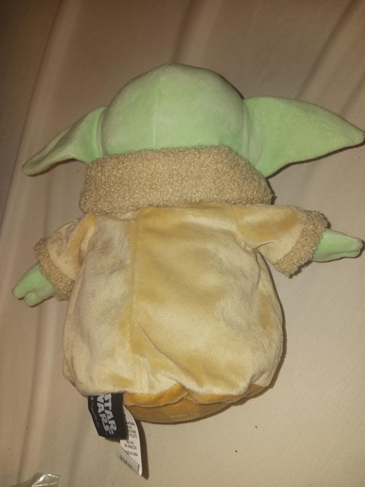 Mattel Star Wars Grogu Plush Toy, 8-inch Character Figure from Star Wars The Mandalorian, Soft Doll in Classic Look customer photo 2