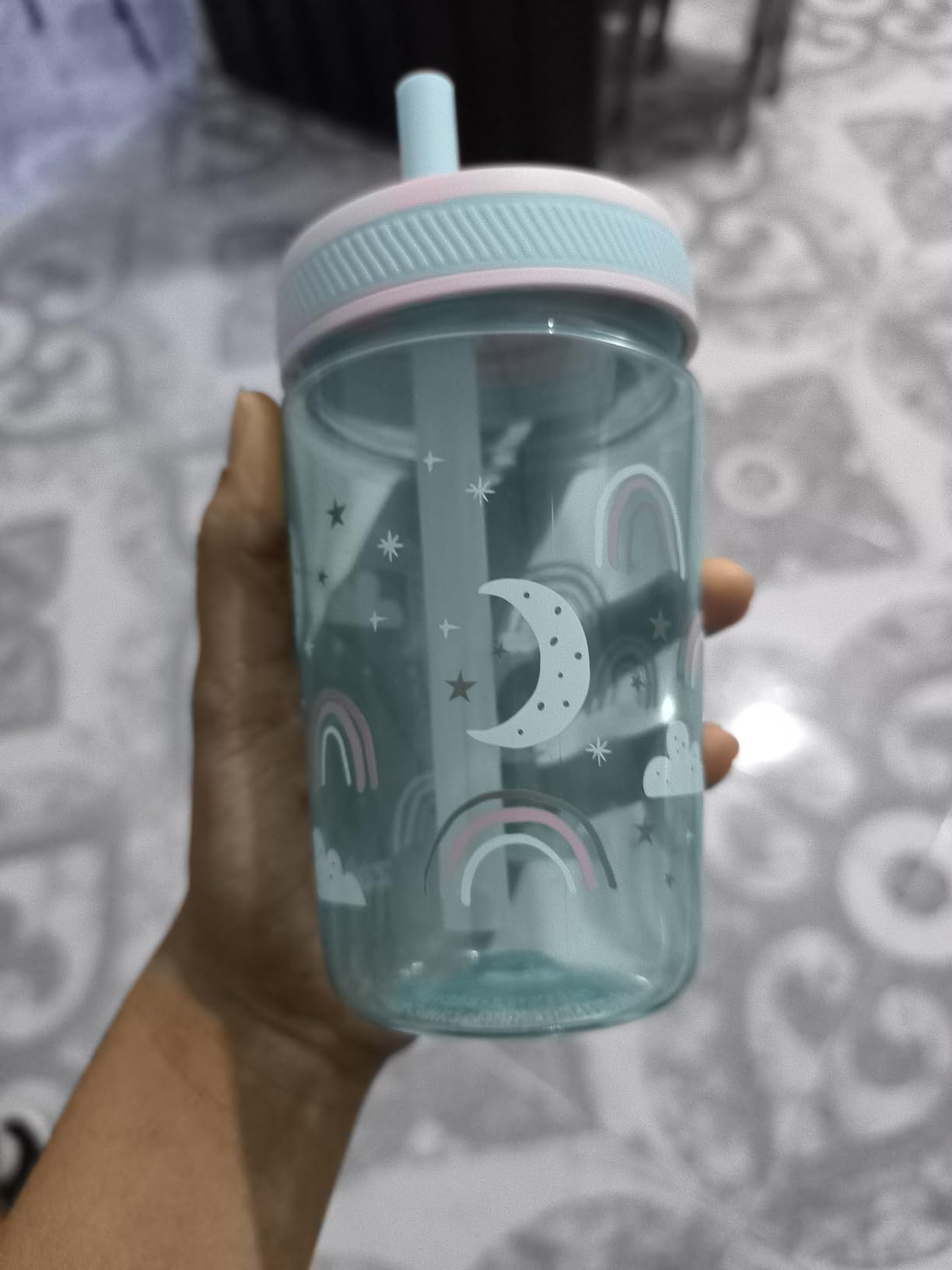 Zak Designs Kelso 15 oz Tumbler Set (Toy Story 4 - Woody & Buzz 2pc Set) Toddlers Cup Leak-Proof Screw-On Lid with Straw Made of Durable Plastic and Silicone, Perfect Bundle for Kids customer photo 2