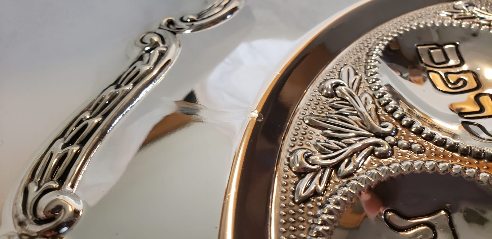 Ner Mitzvah Seder Plate for Passover Set - Seder Plate and Kiddush Cup Set customer photo 2