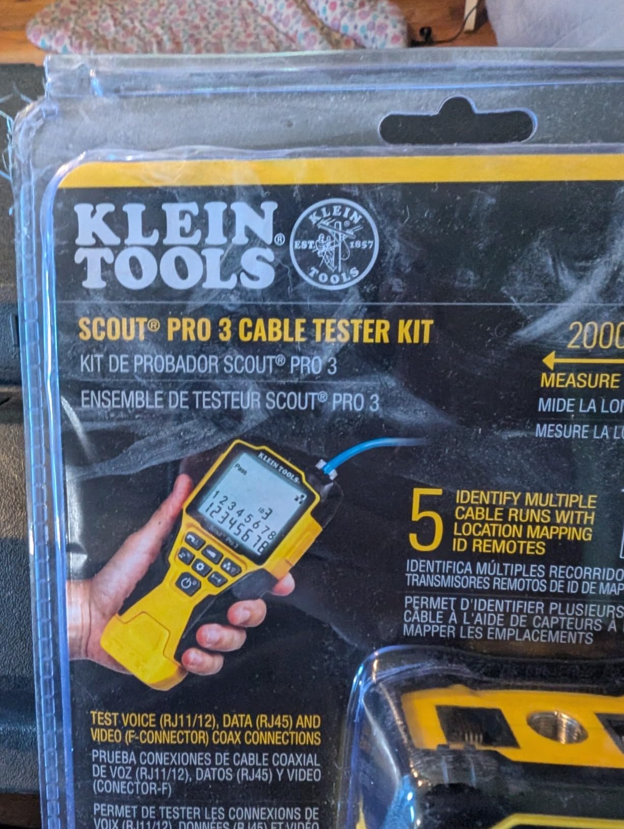 Klein Tools VDV501-851 Cable Tester Kit with Scout Pro 3 for Ethernet / Data, Coax / Video and Phone Cables, 5 Locator Remotes customer photo 2