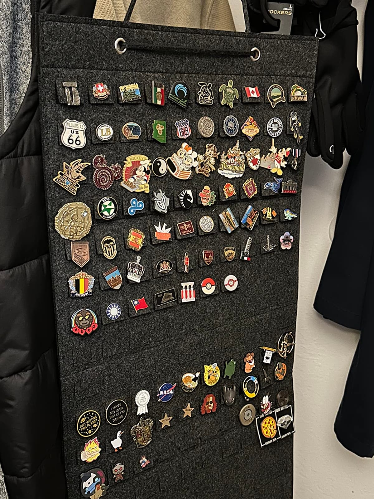 PACMAXI Hanging Brooch Pin Organizer, Display Pins Storage Case customer photo 2