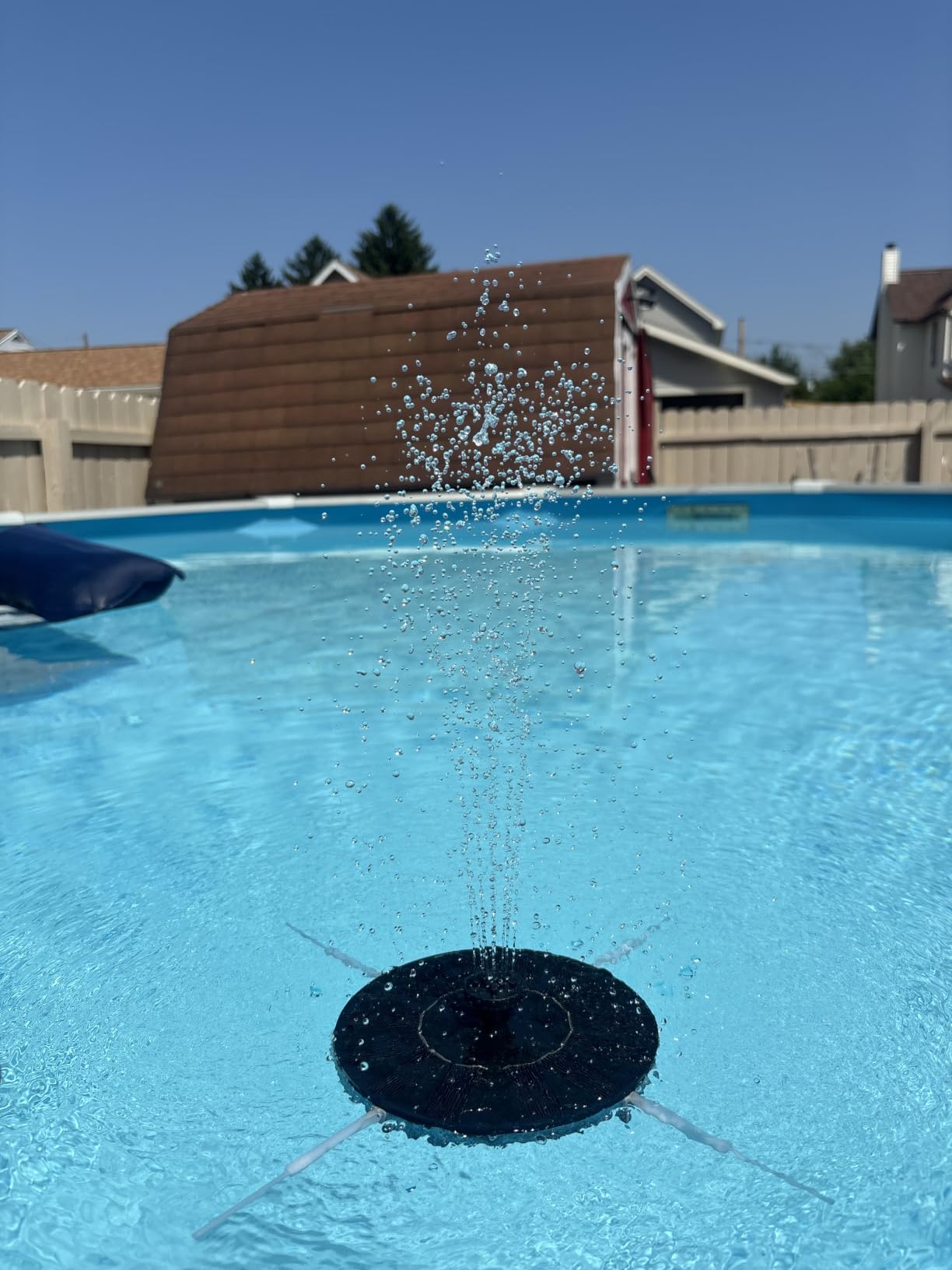 Mademax 1W Solar Bird Bath Fountain Pump, Solar Fountain, Free Standing Floating Solar Powered Water Fountain Pump for Bird Bath, Garden, Pond, Pool, Outdoor customer photo 2