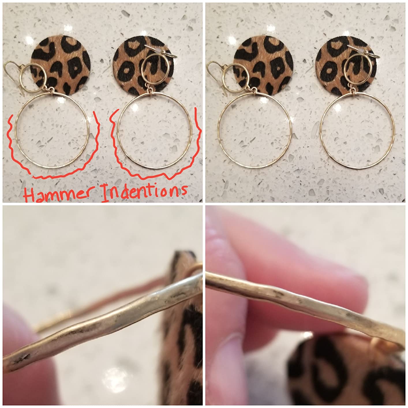 Trendy Leopard Snake Animal Print Boutique Statement Earrings Jewelry Hoop for Women customer photo 1