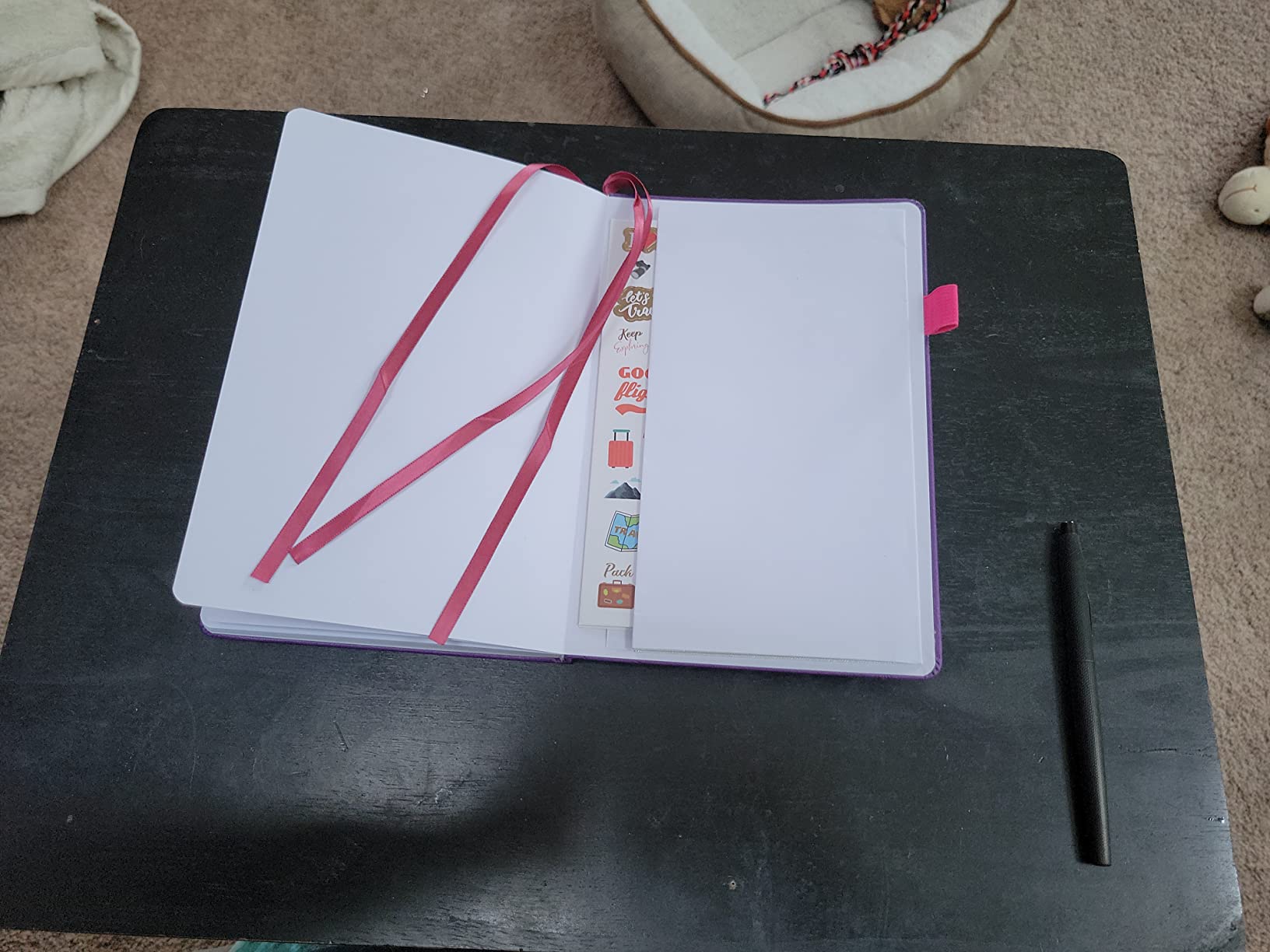 Clever Fox Travel Journal, Vacation Planner Organizer 5.8”x8.3” Rose Gold customer photo 1
