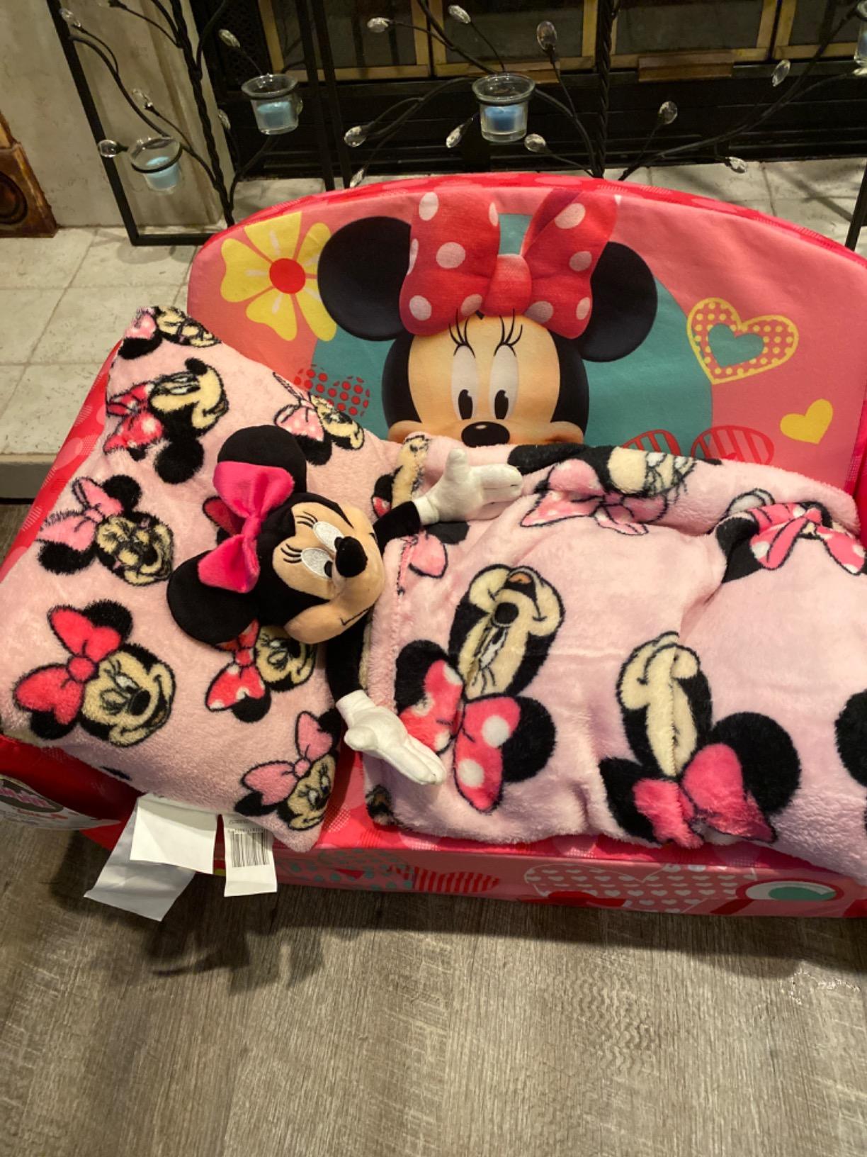 Disney Pixar Toy Story Kids Travel Blanket and Pillow Set, 3 Piece 40x50 | Woody & Buzz Lightyear Fleece Throw, Pillow & Plush, Super Soft Cozy, Machine Washable, Officially Licensed Jay Franco customer photo 1