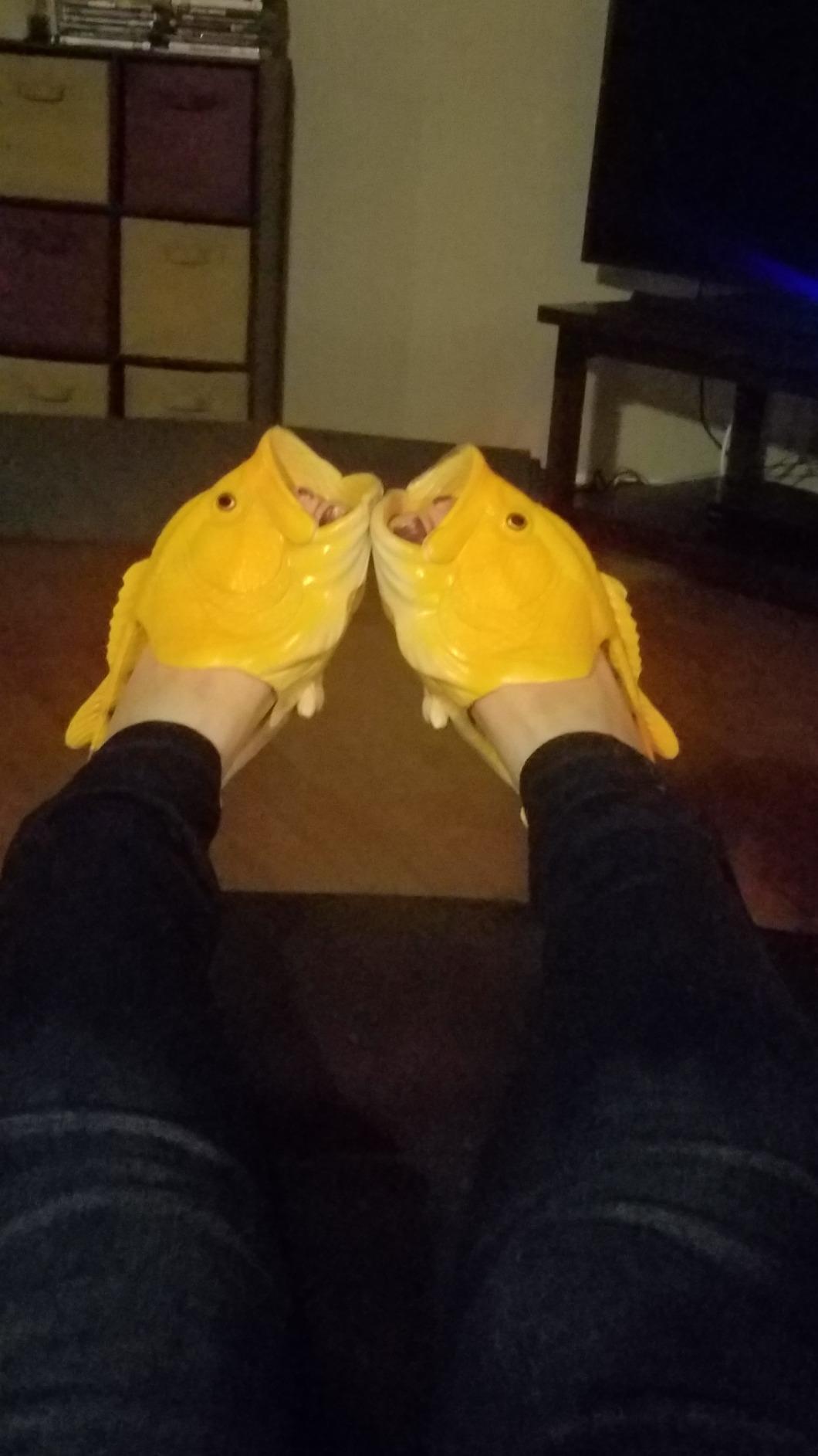 Fish Slippers Beach Shoes Non-Slip Sandals Creative Bass Slippers Men and Women Casual Shoe customer photo 2