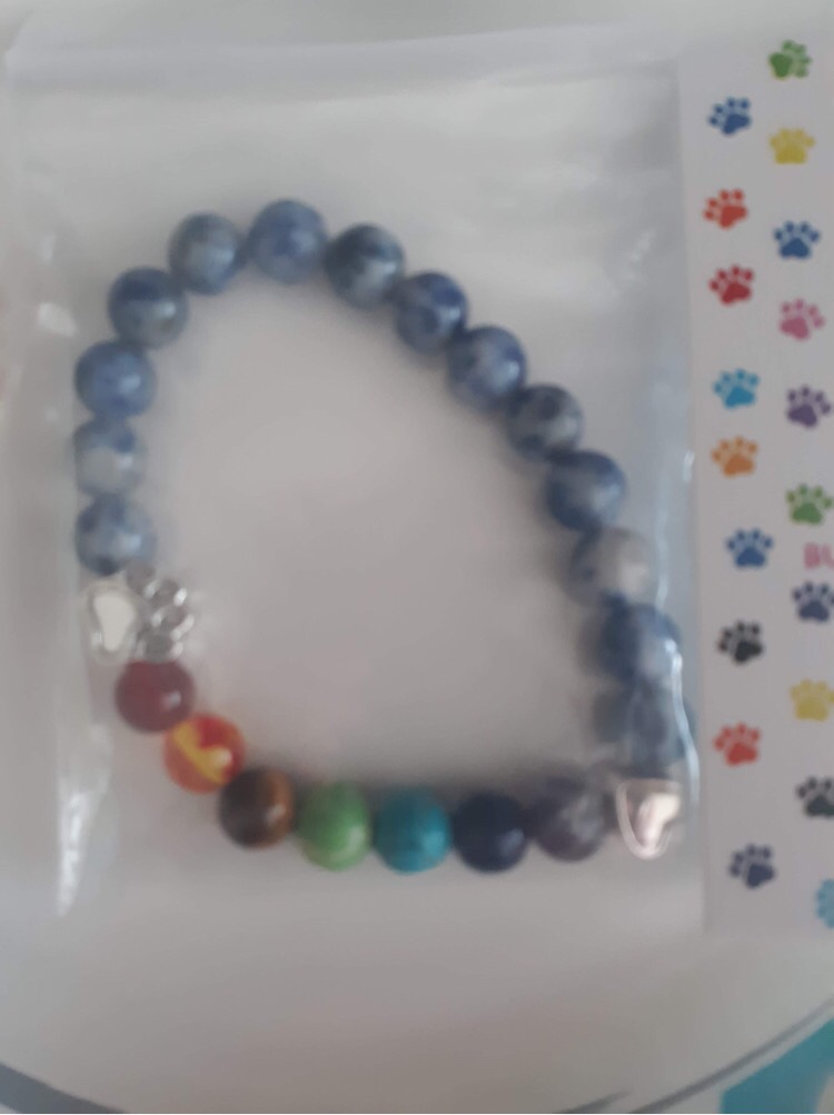 Rainbow Bridge Bracelet, Pet Memorial Gifts for Dogs, Pet Loss Gifts customer photo 2