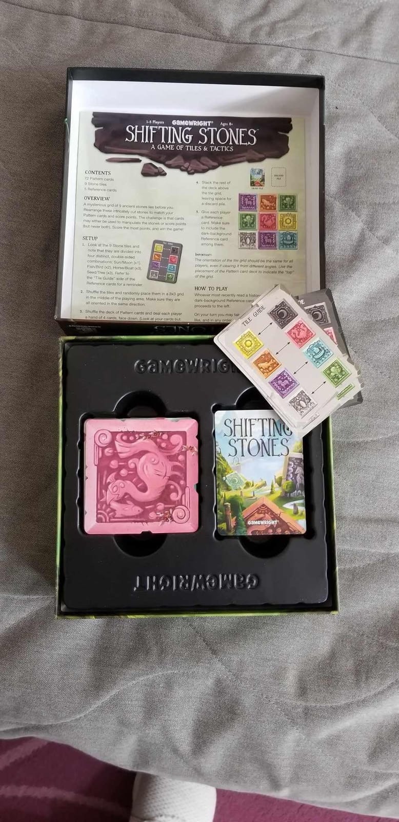 Gamewright - Shifting Stones – A Visual, Decision-Making Family Strategy Game of Tiles, Cards, and Tactics, 8 years + customer photo 2
