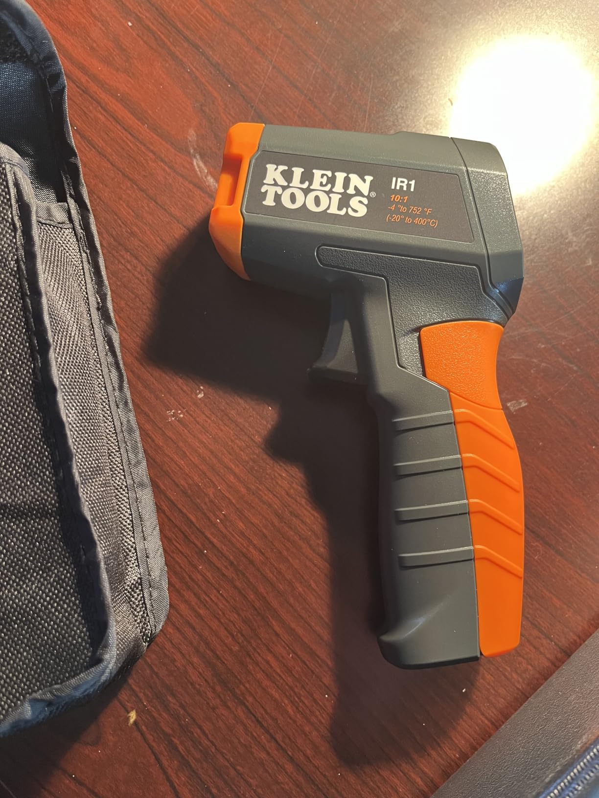 Klein Tools IR1 Infrared Thermometer with Targeting Laser, Auto-Hold, More customer photo 1