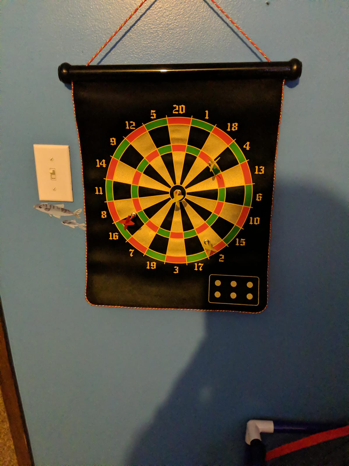 Magnetic Dart Board for Kids, Teens, Adults, Double-Sided Roll-Up Dart Board Games for Kids Age 3-18 with 12 Magnetic Darts, Indoor Outdoor Boys Toys for Backyard, Gifts for Teen Boys customer photo 2