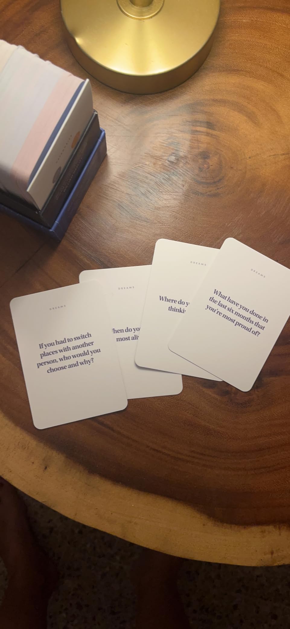BestSelf Deeper Talk Deck – 170 Conversation Starter Cards, 6 Categories customer photo 2
