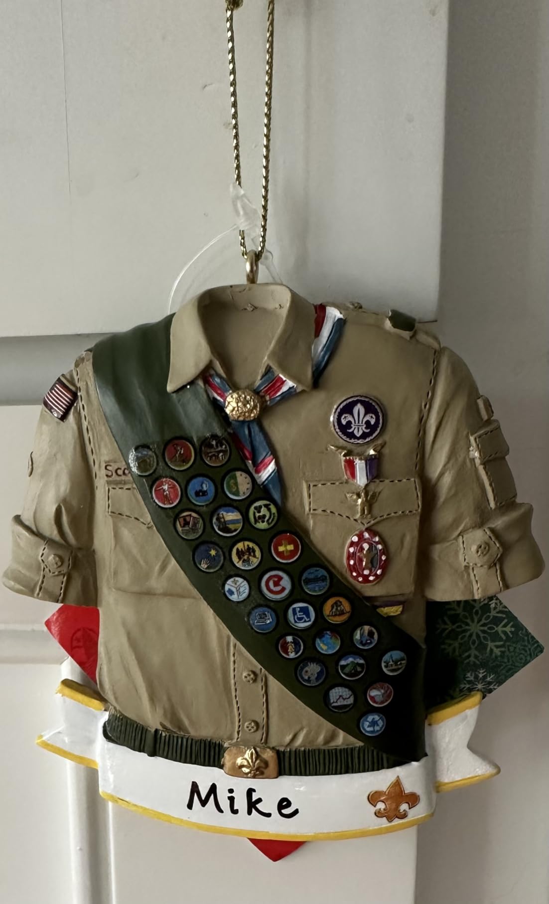Kurt Adler BS2201 Eagle Scout Ornament for Personalization, 3-inch High customer photo 1