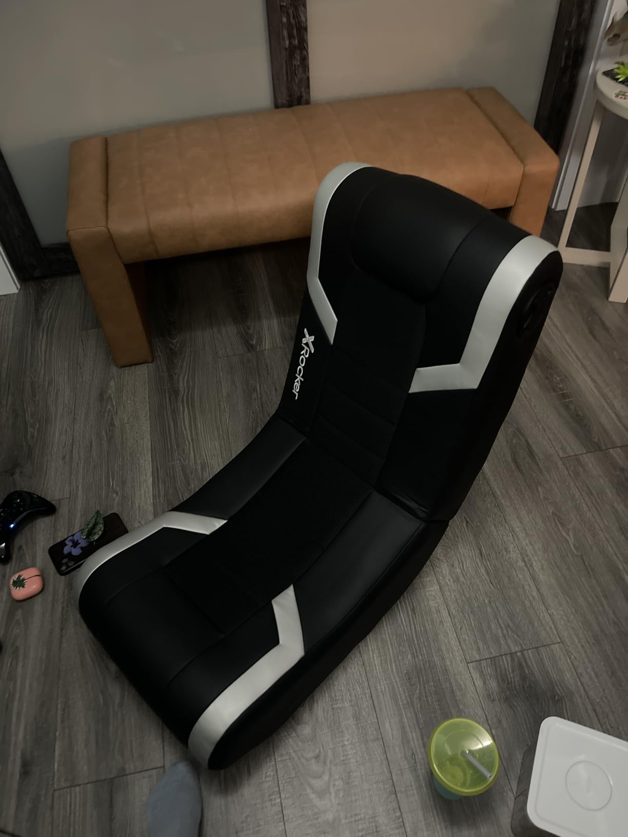 X Rocker Video Gaming Floor Rocker Chair, Built-in Audio, Foldable, for Gamers, Bedroom, or Game Room for Boys, Girls, Teens 5-17, Gifts for Gamers customer photo 1