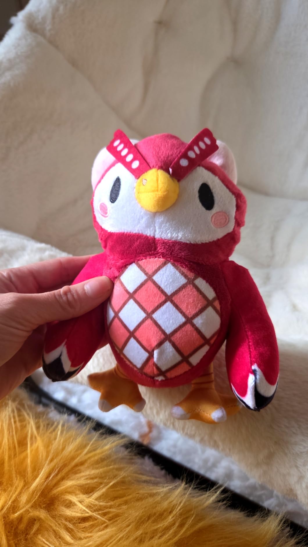 Animal Crossing New Leaf Plush Toy Suitable for Collection, Animal Crossing: New Horizons Stuffed Doll Toy for Boy Girl Christmas Halloween Birthday Gift, 8“ (Stitches) customer photo 1
