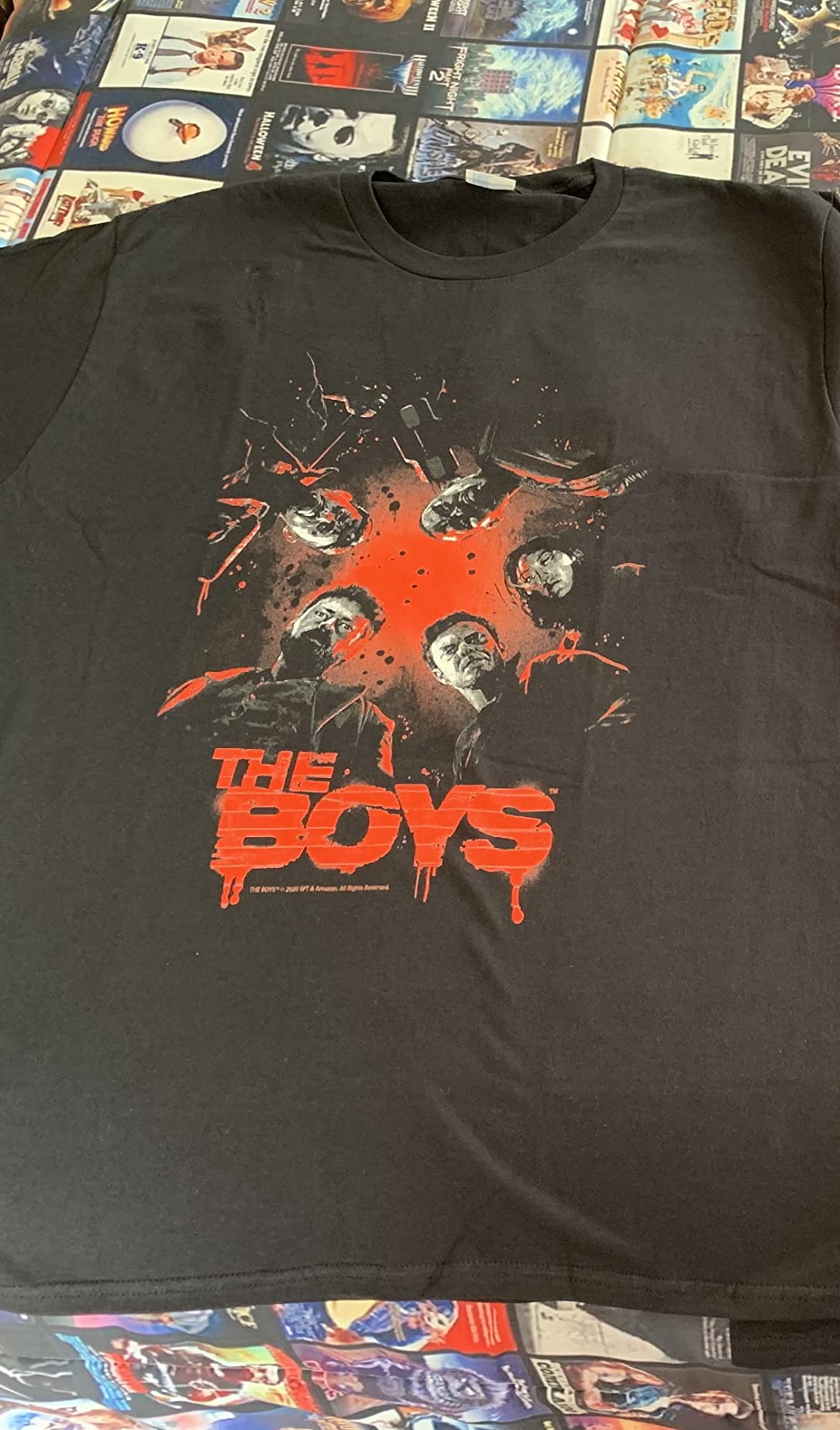 The Boys The Boys Group Photo Superhero TV Show T-Shirt customer photo 2