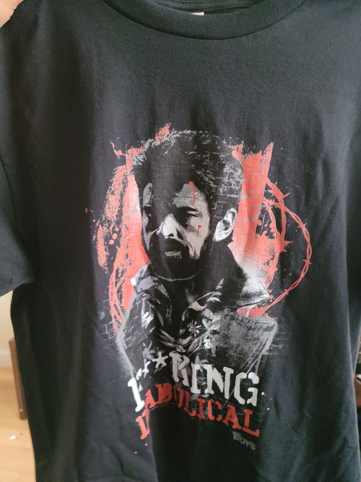 The Boys Diabolical Butcher Superhero TV Show T-Shirt customer photo 1