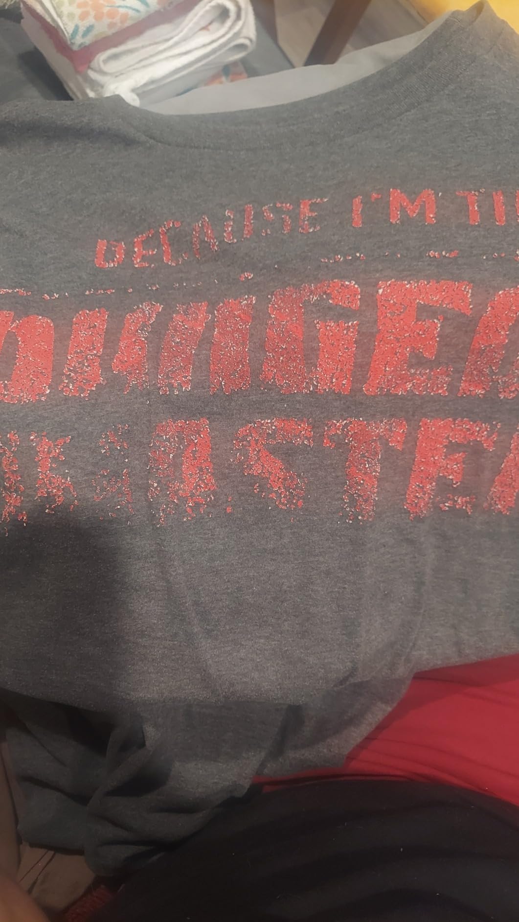 Dungeons & Dragons Because I'm The Dungeon Master Short Sleeve T-Shirt customer photo 1