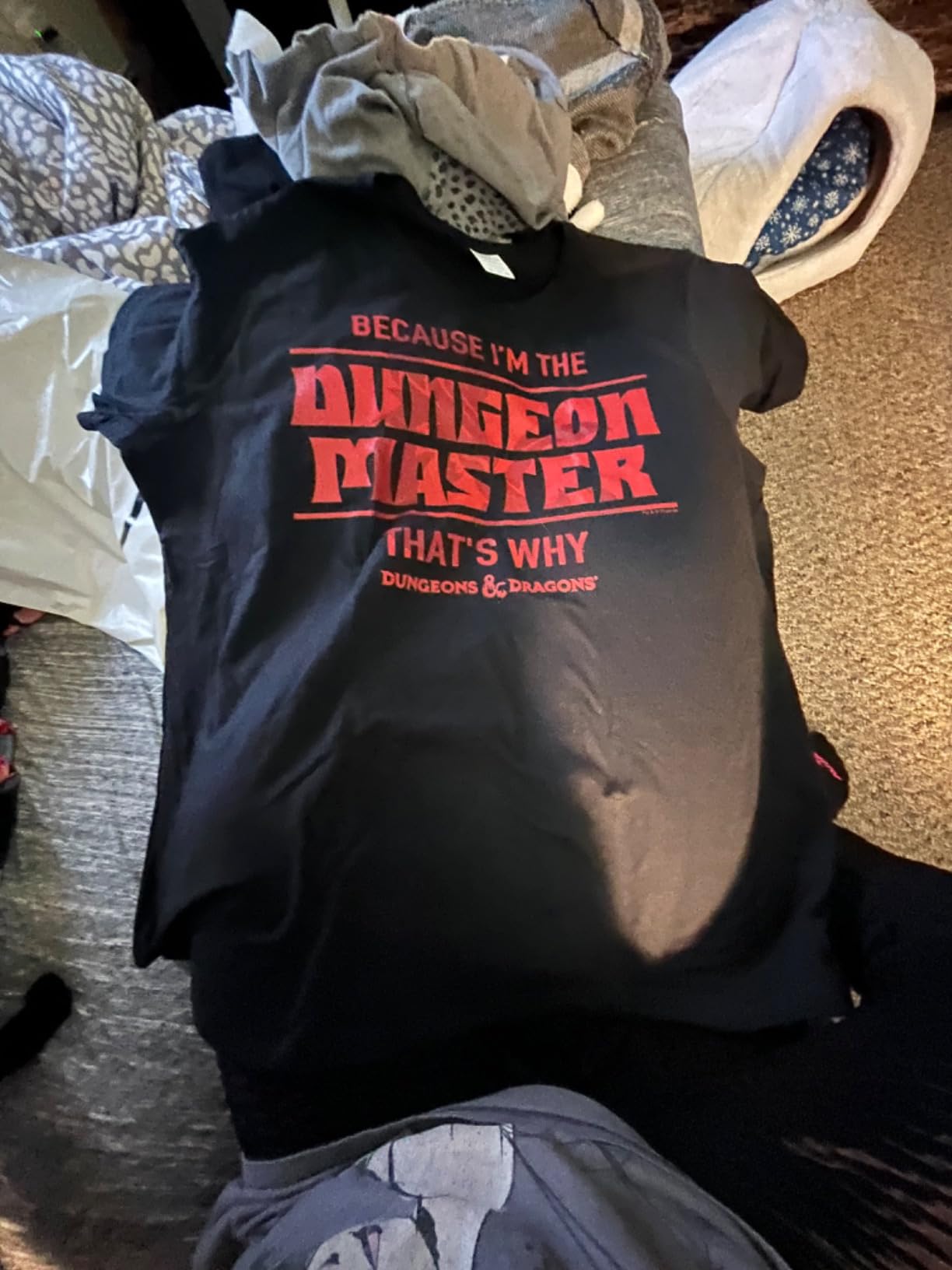 Dungeons & Dragons Because I'm The Dungeon Master Short Sleeve T-Shirt customer photo 2