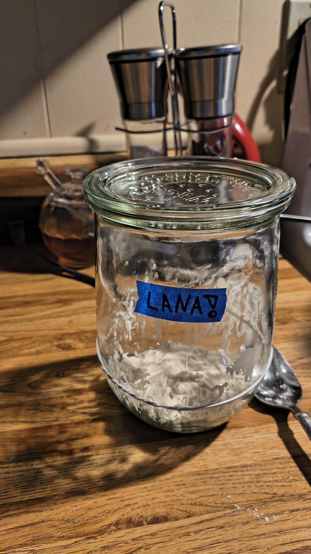Weck Tulip Jars 1 Liter - Large Sour Dough Starter Jars with Wide Mouth - Suitable for Canning and Storage - 2 with Glass Lids customer photo 1