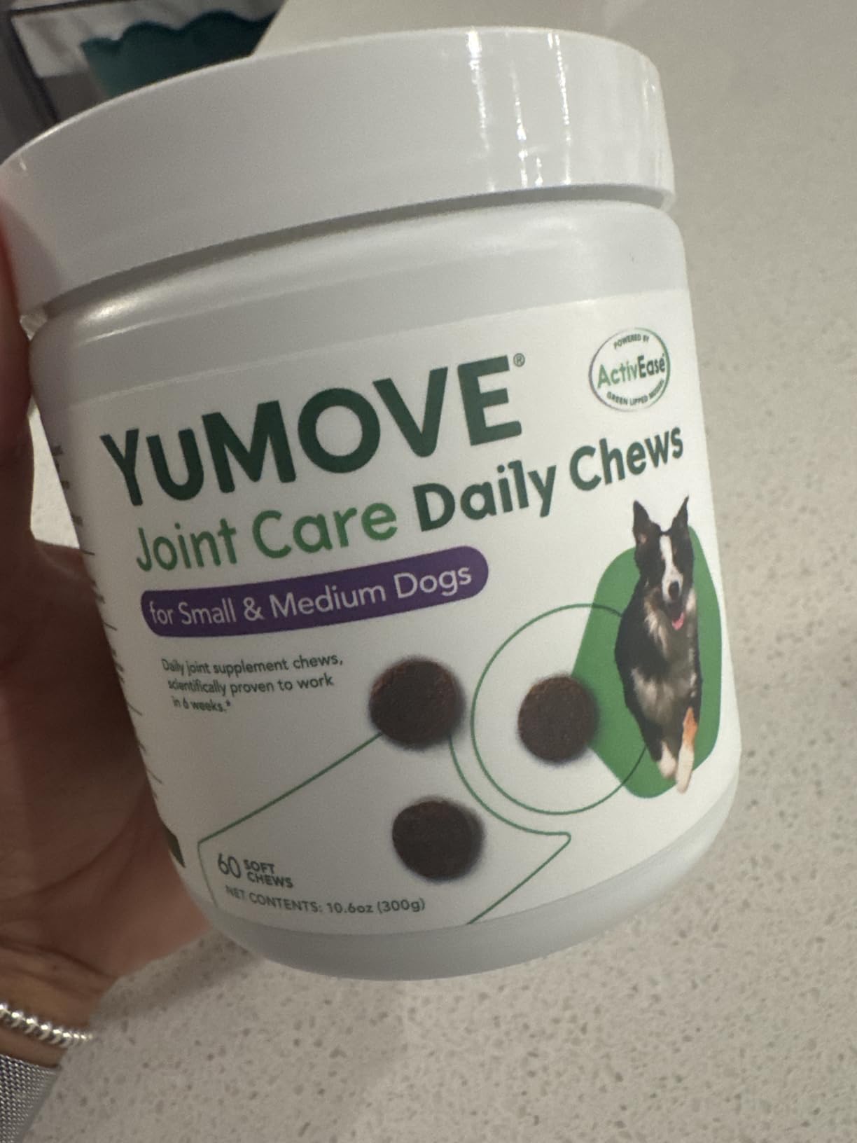 YuMOVE Small Dog Hip & Joint Supplement Soft Chews, Green Lipped Mussel customer photo 2