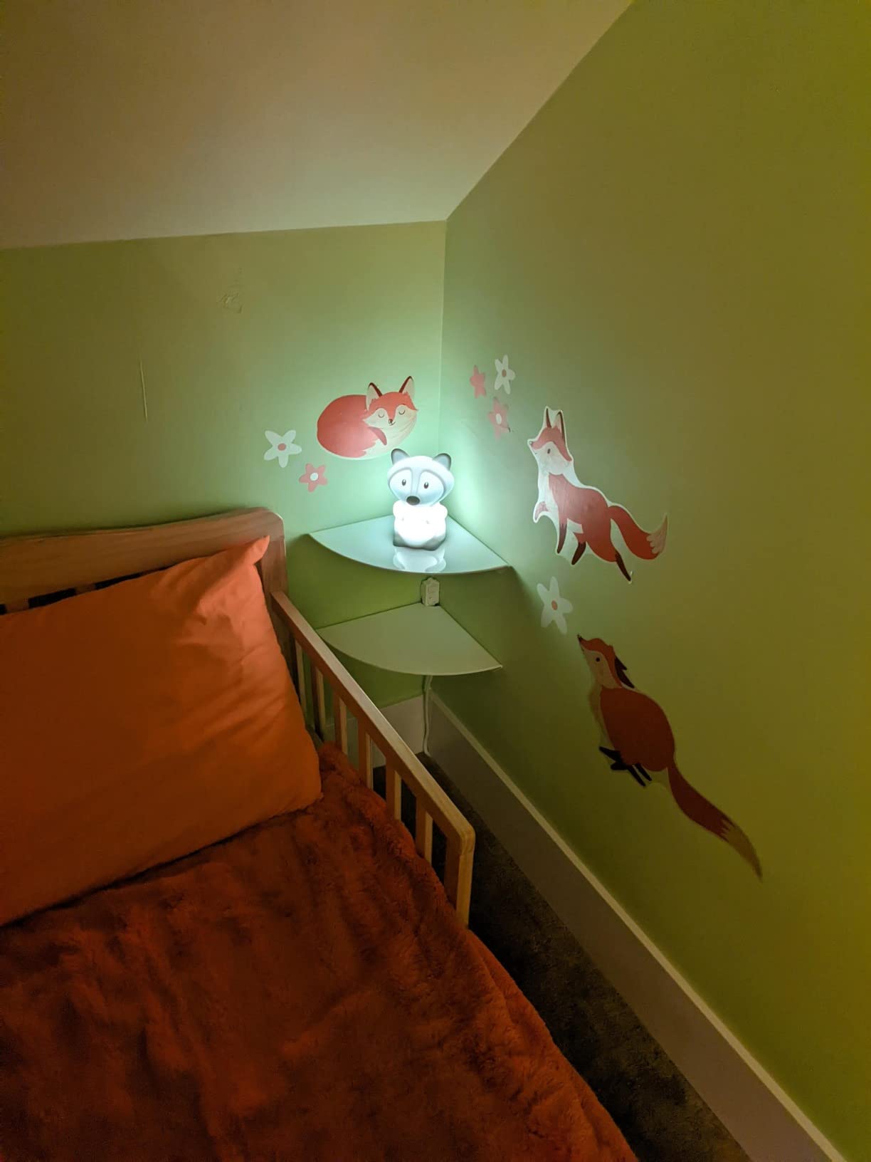 Owl Night Light Baby Bedside Lamp Child, Silicone Nursery Lamp for Breastfeeding Bedroom Mood Lights, Eye Caring, Adjustable Brightness & Color, Time Setting, Holiday Gifts - Medium customer photo 1