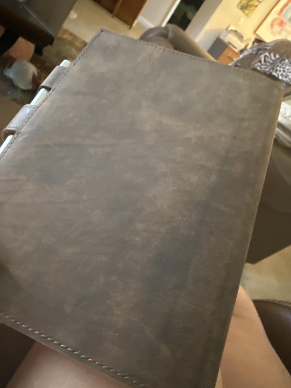 moonster Leather Journal for Men and Women – Full-Grain Buffalo Leather Bible Journal, Bible Study Journal, Daily Journal with Pen – Leather Notebook, Journals for Women, Sermon Notes Notebook Gift customer photo 2