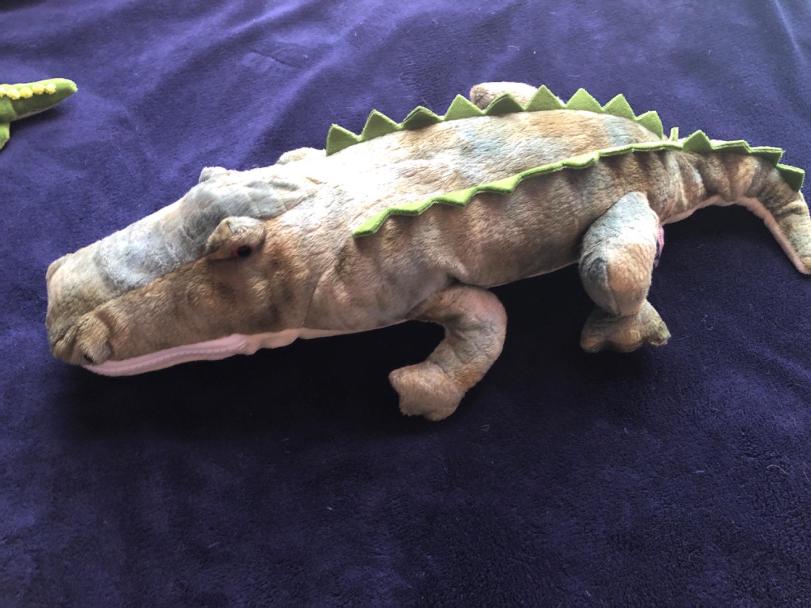 PREXTEX Stuffed Alligator Toy with 3 Baby Alligators - Alligator Plush Mommy with 3 Zippered Babies, Ideal Stuffed Animal for Boy or Girl Playtime - 3-5 Years customer photo 2