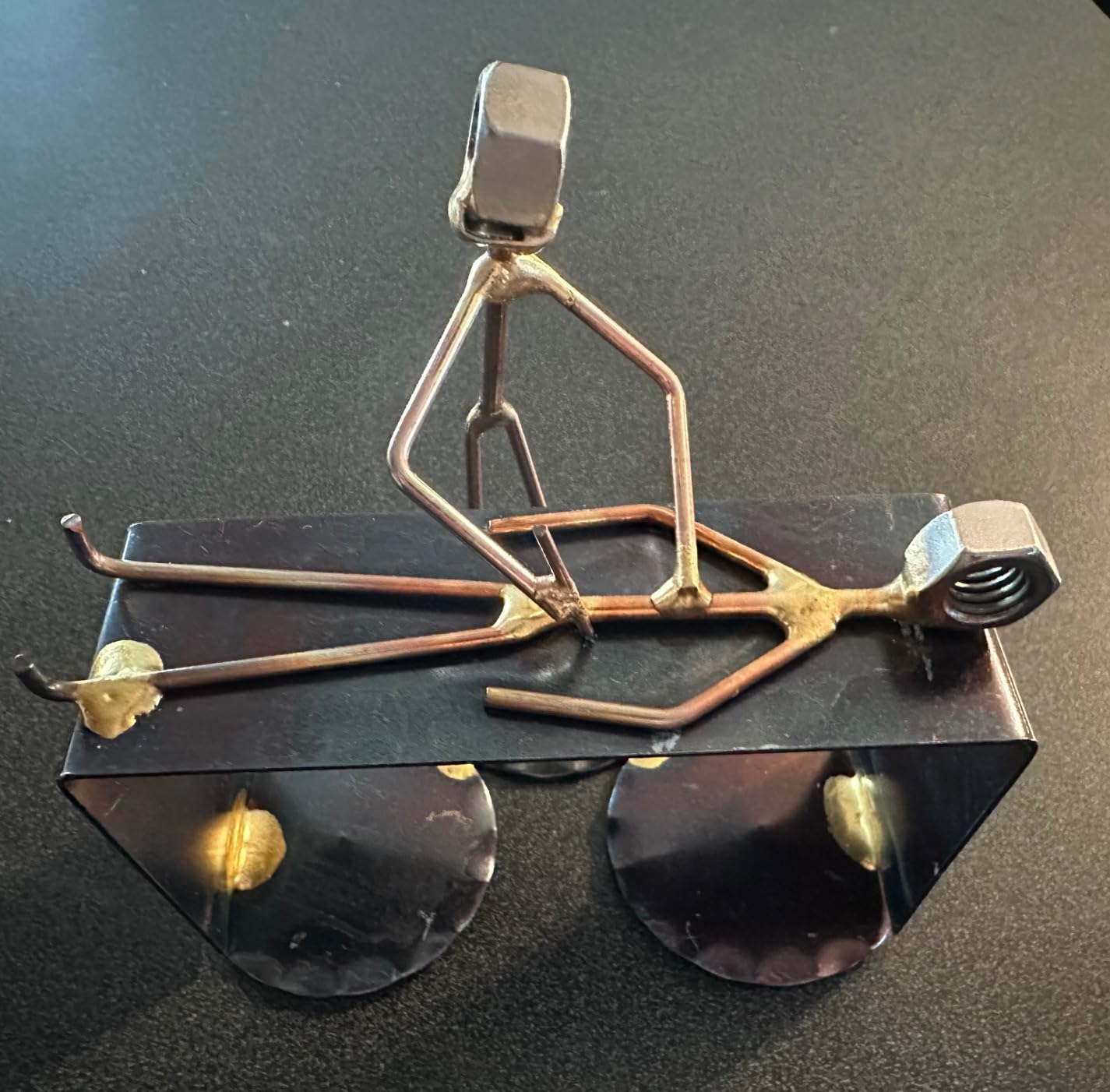 Surgeon - Handmade Metal Figurine - Hand Welded Metal Art and Recycled Metal Sculptures - Unique Desk Accessories, Medical Office Decor, & Doctor Gift - Made in The USA customer photo 1