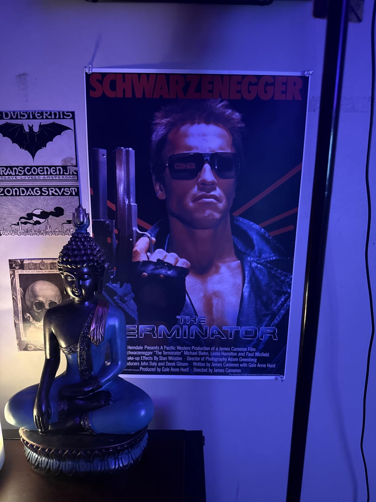 The Terminator Poster Vintage Classic Movie Iconic Theater Decor 12x18 customer photo 1