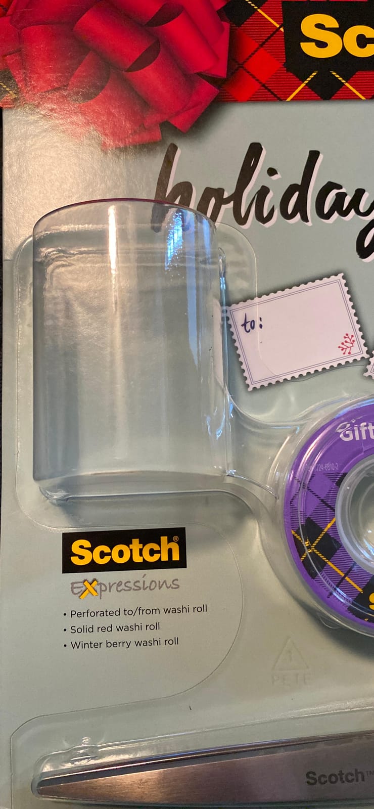 Scotch Gift Wrapping Pack, Includes Gift-Wrap Tape, Multi-Purpose Scissors, Expressions Washi Tape, Everything You Need to Wrap The Perfect Gift customer photo 2