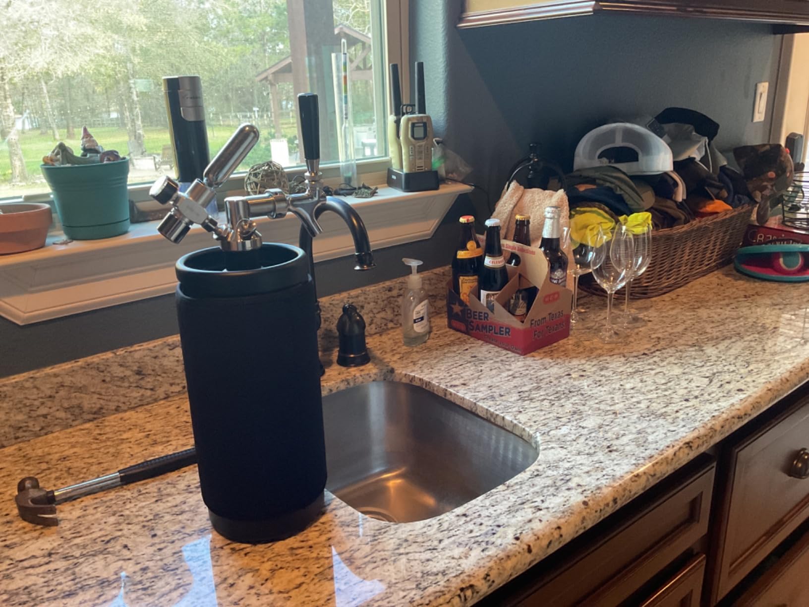TMCRAFT 128oz Mini Keg Tap System, Stainless Steel Growler, Matte Black customer photo 2