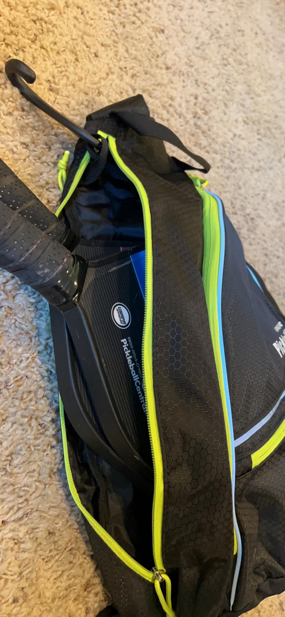 Mangrove Pickleball Bag with Fence Hook/Large Capacity/5 Dedicated Pockets | Water-Resistant Pickleball Backpack, Reversible Air-mesh Sling Strap customer photo 1