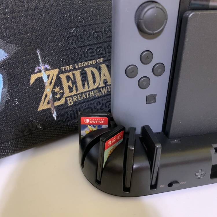 Switch Controller Charger Dock Station Compatible with Nintendo Switch Accessories & OLED Model Joycons, KDD Joycon Charging Dock Station with Upgraded 8 Game Storages, Game Accessories customer photo 1