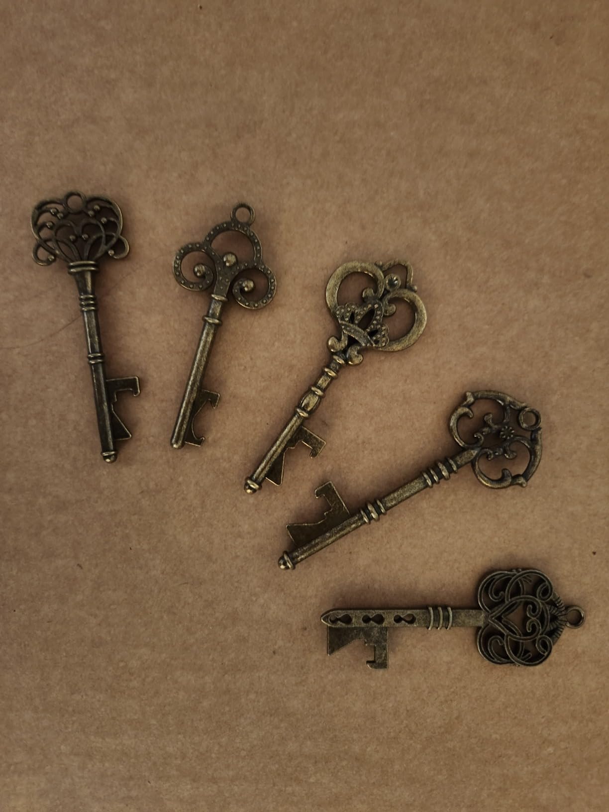 50 PCS Wedding Favors Key Bottle Openers,Bridal Shower Party Favors with Thank You Card Tag and Chains,Baby Shower Favors for Guests or Souvenirs for guests Bulk(Rose gold) customer photo 2