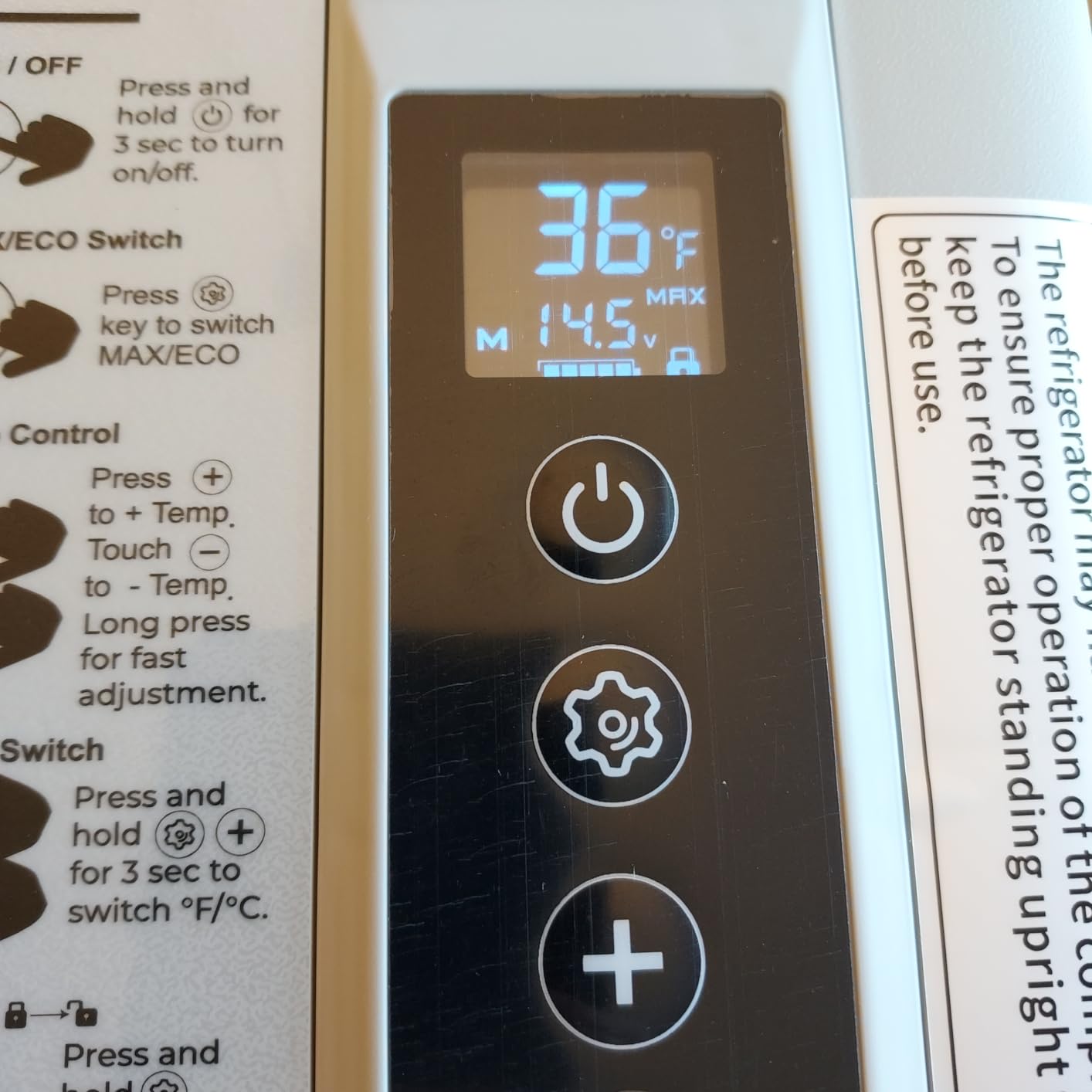 BougeRV 12v refrigerator 23 Quart, -8℉~50℉ Portable Freezer for Car, Grey | No Ice Needed, Use as Fridge or Freezer, Fast 15-Min Cool to 32°F, 12/24V DC, 110V AC, Electric Cooler for Camping, Road Trip customer photo 1