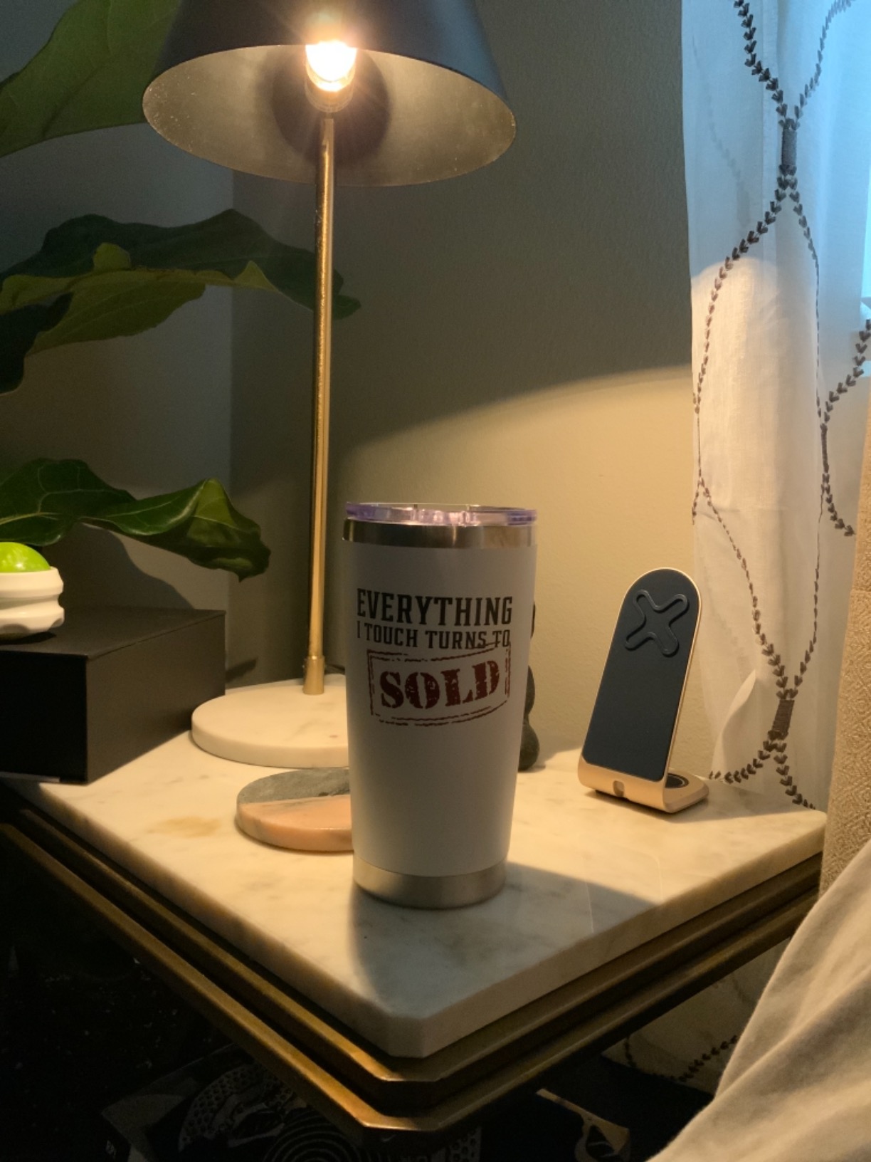 KLUBI Real Estate Agent Gift – Everything I Touch Turns To Sold Tumbler 20oz, Realtor Gifts for Men & Women, Real Estate Supplies for Agents, Fun Cup for Sales Reps customer photo 2
