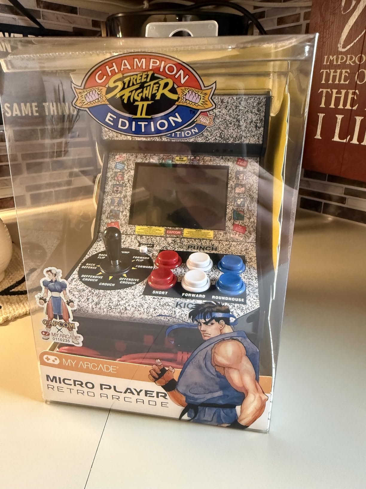 My Arcade Street Fighter 2 Champion Edition Video Game: Mini Arcade Machine, Arcade Version customer photo 2