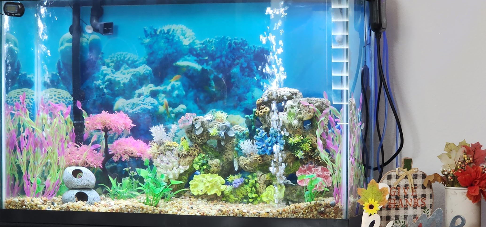 AquaMiracle Aquarium Air Pump Commercial Air Pump with Aluminum Housing, 600/1000/1200/1750GPH Fish Tank Bubbler Pond Aerator for Aquariums, Ponds, Hydroponics customer photo 1