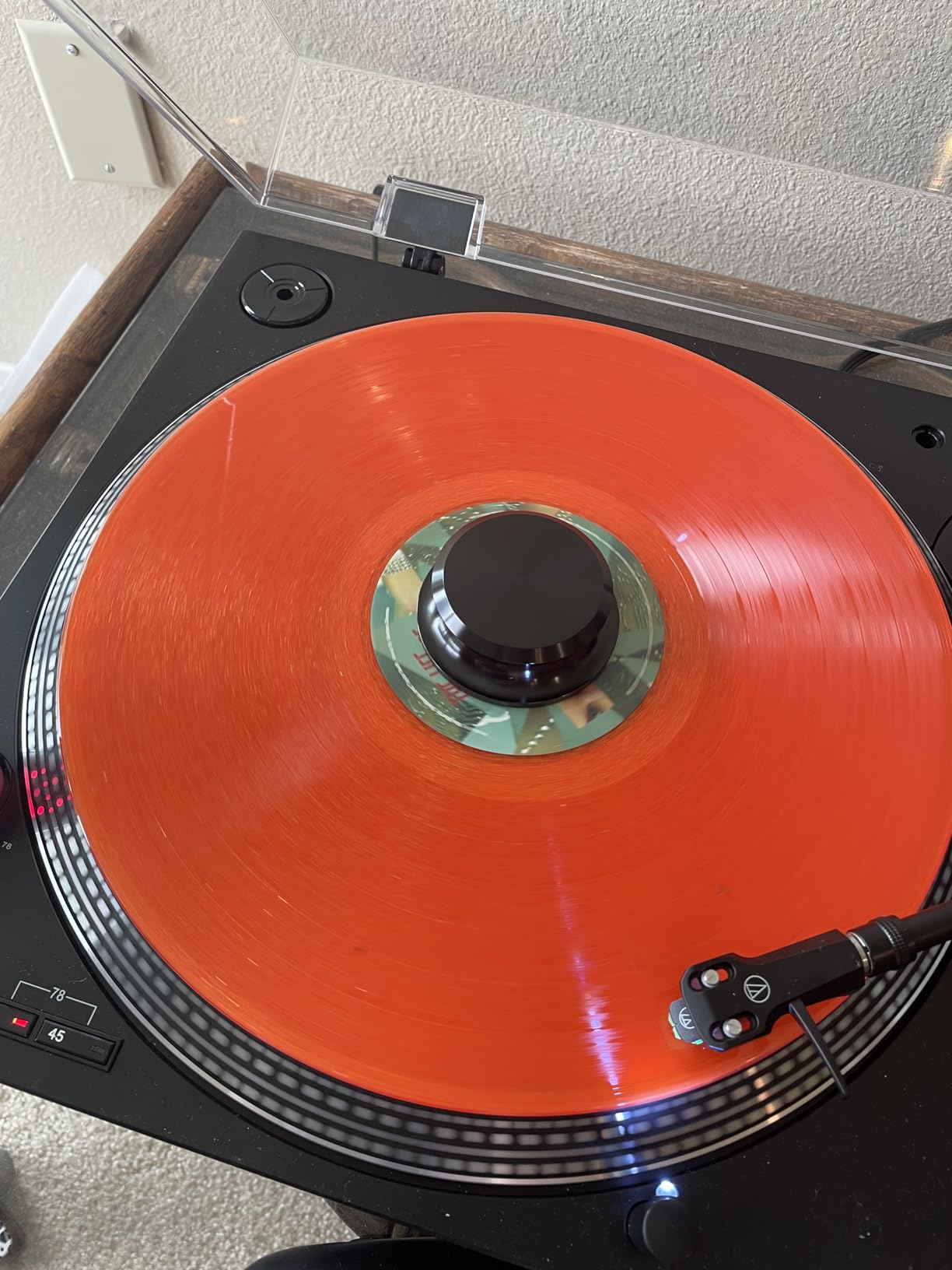 PRO SPIN White Acrylic Turntable Mat - Platter Slipmat for 12