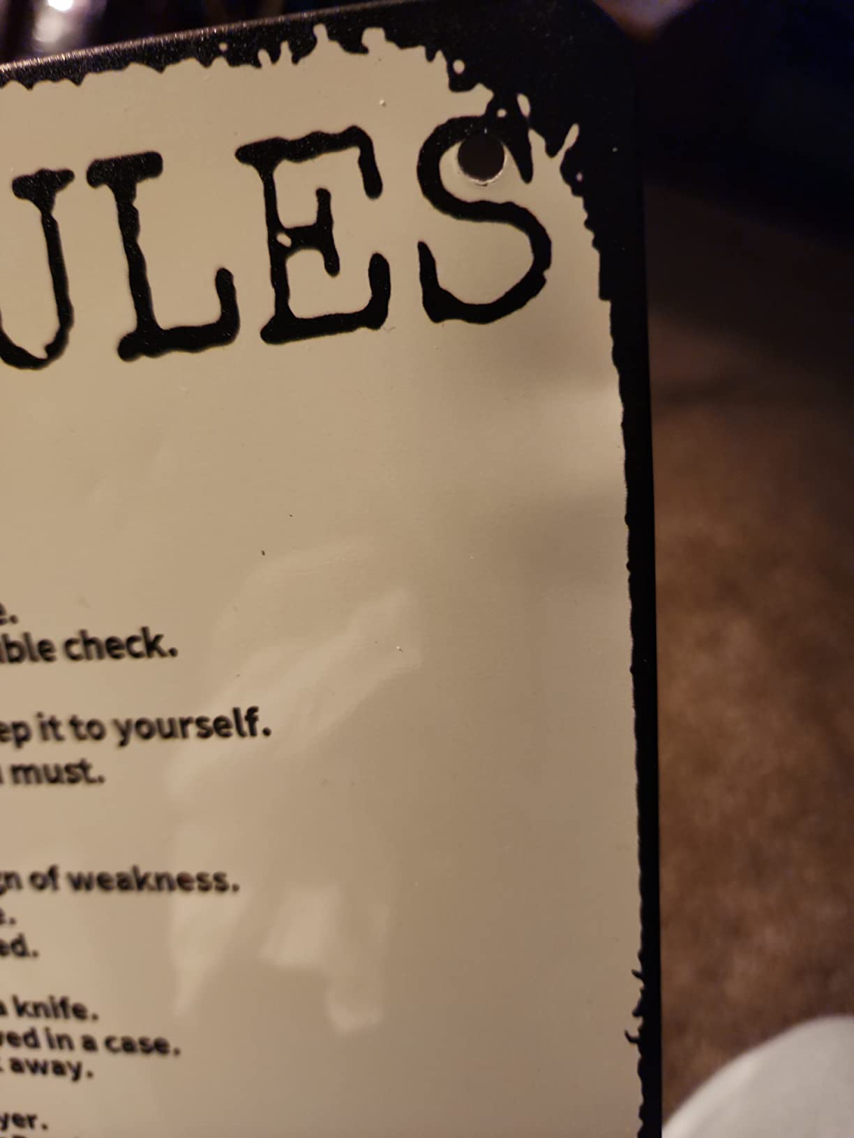 AMELIA SHARPE Tin Sign Vintage NCIS Gibbs' Rules Metal Sign Wall Decoration Home Bar Garage Man Cave Art Sign 12