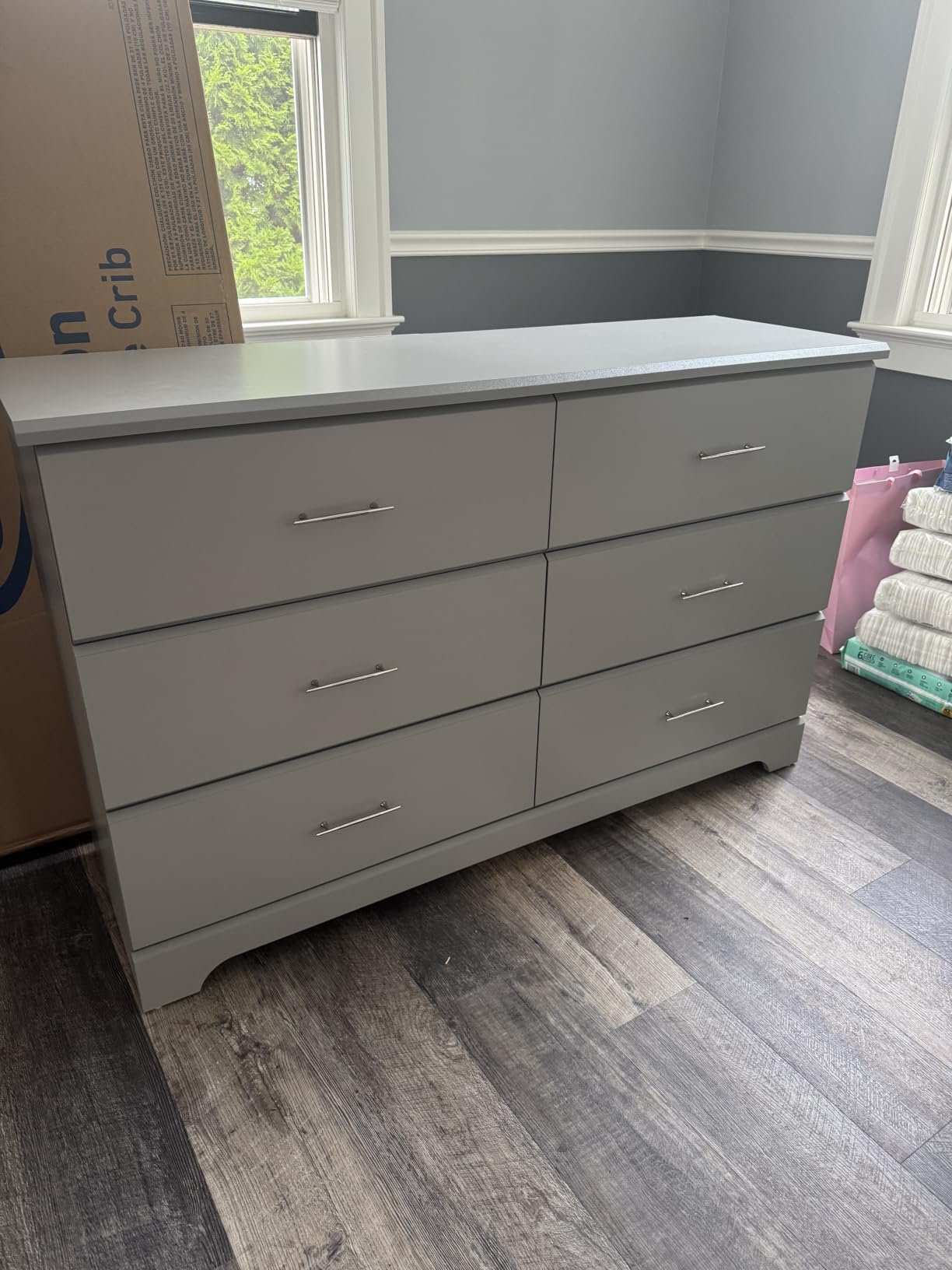 Storkcraft Brookside 2 Drawer Changing Table Dresser, White customer photo 2