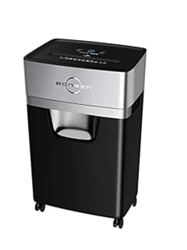 BONSEN 16-Sheet Heavy Duty Paper Shredder for Office, 60-Minute Running Time Cross-Cut CD Shredder with 60dB Low-Noise, 5.3-Gallon Pull Out Bin, Anti-Jam & Quiet Shredder for Home Office (S3102) customer photo 2