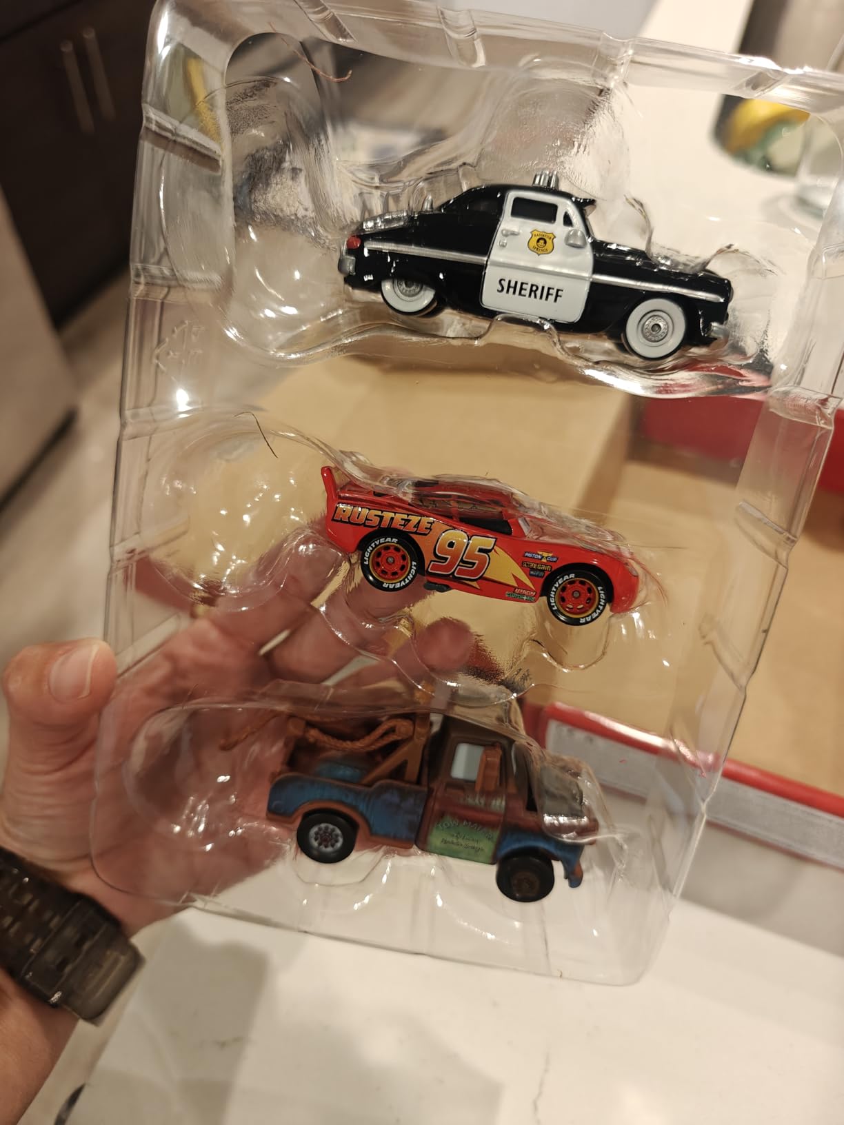 Mattel Disney and Pixar Cars Set of 10 Die-Cast Mini Racers Vehicles, Collectible Set of 1:55 Scale Toy Cars Inspired by Movies customer photo 2