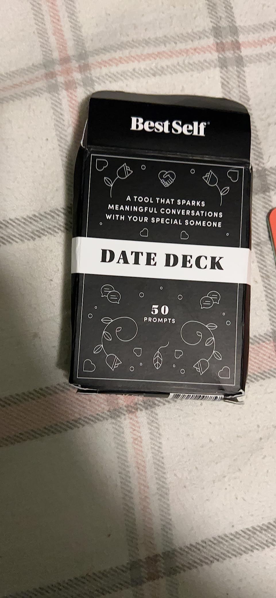 BestSelf Date Deck – Dating Card Game, 50 Couples Questions & Date Ideas customer photo 2