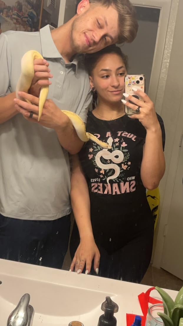 Just A Girl Who Loves Snakes T-Shirt customer photo 1