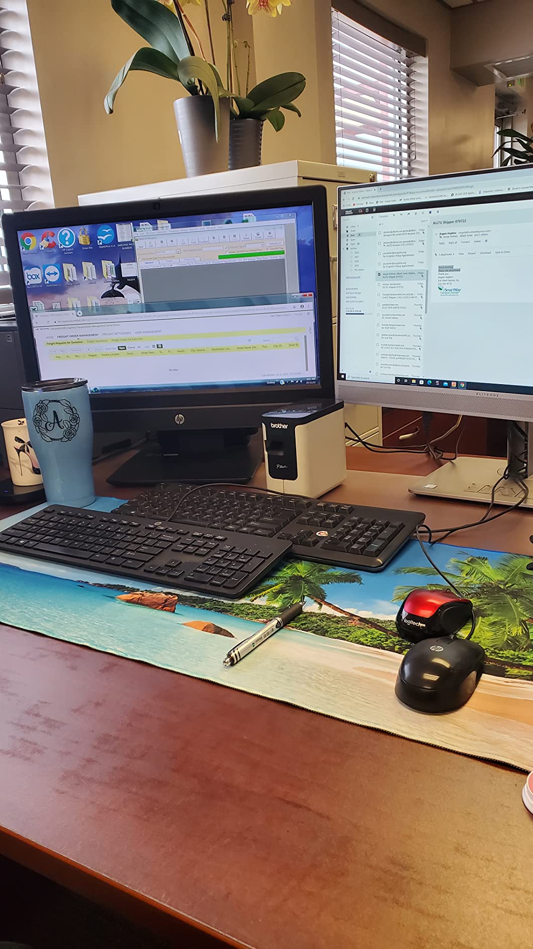 Auhoahsil Large Gaming Mouse Pad, XXL 35.4 x 15.7 in Desk Mat, Night Sky customer photo 1
